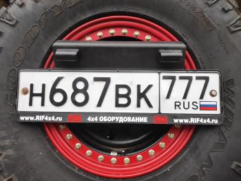 93 329 р. Калитка РИФ с фаркопом в штатный задний бампер Toyota Land Cruiser 200 2008-2015 под штатное колесо, с подсветкой номера РИФ rif200-80001  с доставкой в г. Чебоксары. Увеличить фотографию 10