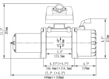 32 889 р. Лебёдка автомобильная электрическая 12V Runva 5000 lbs 2268 кг RUNVA ewx5000s  с доставкой в г. Чебоксары. Увеличить фотографию 6