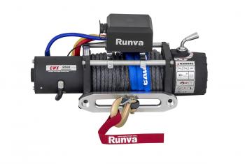 63 819 р. Лебёдка автомобильная электрическая 12V Runva 9500 lbs 4350 кг (синтетический трос) RUNVA ewx9500ssr  с доставкой в г. Чебоксары. Увеличить фотографию 3