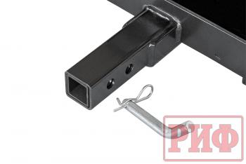 82 319 р. Лебёдка переносная РИФ 8000SR c площадкой в квадрат для фаркопа и проводами (синт. трос) РИФ ewx8000sr-kit  с доставкой в г. Чебоксары. Увеличить фотографию 5