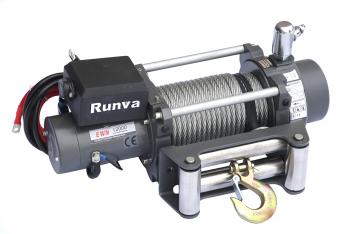 Лебёдка электрическая (индустр.) 24V Runva 12000 lbs 5443 кг (c пневмороспуском) RUNVA ewn12000u24vac