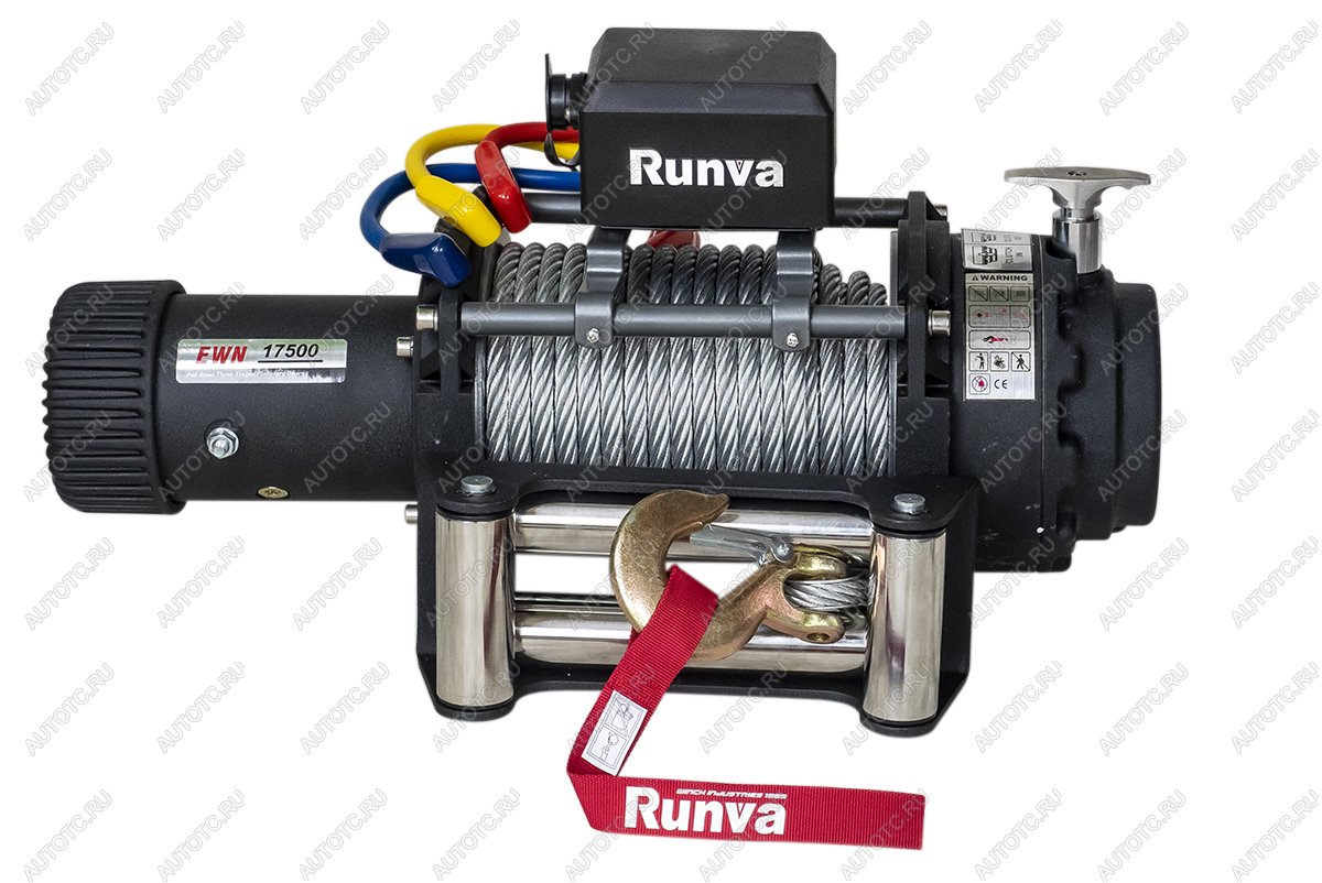 81 149 р. Лебёдка электрическая (индустр.) 24V Runva 17500 lbs 7960 кг RUNVA ewn17500s24v  с доставкой в г. Чебоксары
