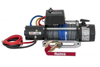 93 859 р. Лебёдка электрическая 12V Runva 12500 lbs 5670 кг (синтетический трос) RUNVA ewv12500ssr  с доставкой в г. Чебоксары. Увеличить фотографию 8