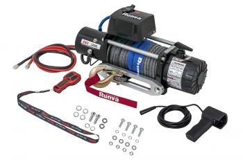 93 859 р. Лебёдка электрическая 12V Runva 12500 lbs 5670 кг (синтетический трос) RUNVA ewv12500ssr  с доставкой в г. Чебоксары. Увеличить фотографию 2