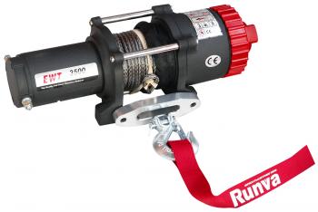 24 689 р. Лебёдка электрическая 12V Runva 3500A lbs 1588 кг (синтетический трос) RUNVA ewt3500asr  с доставкой в г. Чебоксары. Увеличить фотографию 14