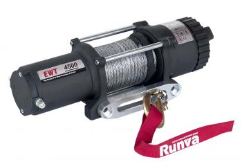 28 329 р. Лебёдка электрическая 12V Runva 4500 lbs 2041 кг (синтетический трос) RUNVA ewt4500asr  с доставкой в г. Чебоксары. Увеличить фотографию 8