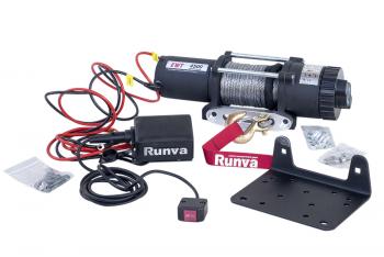 28 329 р. Лебёдка электрическая 12V Runva 4500 lbs 2041 кг (синтетический трос) RUNVA ewt4500asr  с доставкой в г. Чебоксары. Увеличить фотографию 7