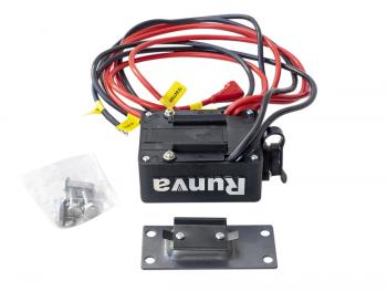 28 329 р. Лебёдка электрическая 12V Runva 4500 lbs 2041 кг (синтетический трос) RUNVA ewt4500asr  с доставкой в г. Чебоксары. Увеличить фотографию 5