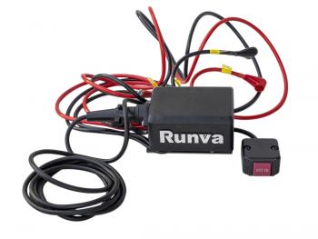 28 329 р. Лебёдка электрическая 12V Runva 4500 lbs 2041 кг (синтетический трос) RUNVA ewt4500asr  с доставкой в г. Чебоксары. Увеличить фотографию 4