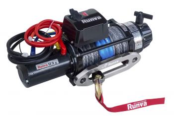 93 309 р. Лебёдка электрическая 24V Runva 12500 lbs 5670 кг (влагозащищенная) синтетический трос RUNVA ewb12500ssr24v  с доставкой в г. Чебоксары. Увеличить фотографию 3