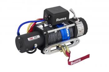Лебёдка электрическая 24V Runva 9500 lbs 4350 кг (синтетический трос) EWX9500SR RUNVA ewx9500ssr24v