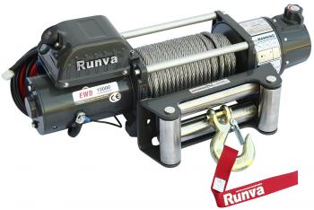 Лебёдка электрическая двухскоростная 12V Runva 10000 lbs 4500 кг RUNVA ewd10000u