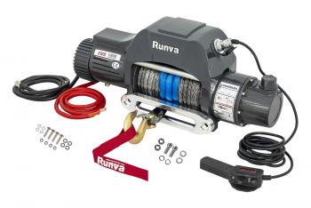 71 999 р. Лебёдка электрическая двухскоростная 12V Runva 12000 lbs 5443 кг (синтетический трос) RUNVA ewd12000sr  с доставкой в г. Чебоксары. Увеличить фотографию 3