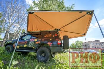 24 599 р. Маркиза автомобильная РИФ веерная 2,5х2,0 м (левая) РИФ rifavf062020601  с доставкой в г. Чебоксары. Увеличить фотографию 14