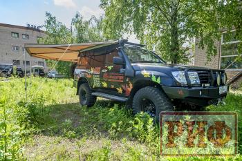 24 639 р. Маркиза автомобильная РИФ веерная 2,5х2,0 м (правая) РИФ rifavf062020602  с доставкой в г. Чебоксары. Увеличить фотографию 9