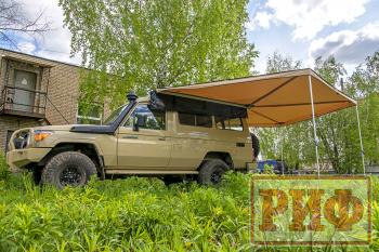 28 319 р. Маркиза автомобильная РИФ веерная 2,5х2,5 м (левая) РИФ rifavf062525601  с доставкой в г. Чебоксары. Увеличить фотографию 9