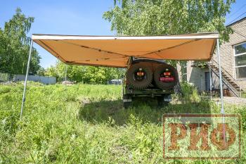 33 499 р. Маркиза автомобильная РИФ веерная 2.5х3,0 м (левая) РИФ rifavf063030601  с доставкой в г. Чебоксары. Увеличить фотографию 14