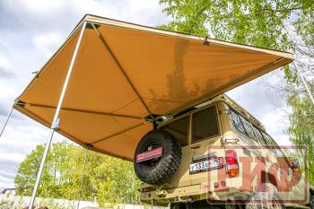 33 649 р. Маркиза автомобильная РИФ комбинированная (прямоугольная с веерной частью) 2,5 х2.5 м (левая) РИФ rifavf072525601  с доставкой в г. Чебоксары. Увеличить фотографию 12