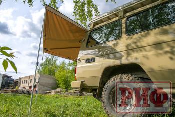 33 649 р. Маркиза автомобильная РИФ комбинированная (прямоугольная с веерной частью) 2,5 х2.5 м (левая) РИФ rifavf072525601  с доставкой в г. Чебоксары. Увеличить фотографию 7