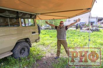 33 649 р. Маркиза автомобильная РИФ комбинированная (прямоугольная с веерной частью) 2,5 х2.5 м (левая) РИФ rifavf072525601  с доставкой в г. Чебоксары. Увеличить фотографию 18