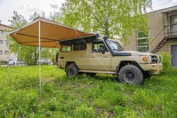 33 649 р. Маркиза автомобильная РИФ комбинированная (прямоугольная с веерной частью) 2,5х2,5 м (правая) РИФ rifavf072525602  с доставкой в г. Чебоксары. Увеличить фотографию 13