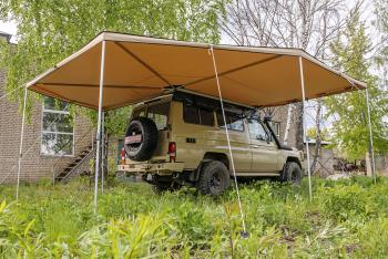 33 649 р. Маркиза автомобильная РИФ комбинированная (прямоугольная с веерной частью) 2,5х2,5 м (правая) РИФ rifavf072525602  с доставкой в г. Чебоксары. Увеличить фотографию 12
