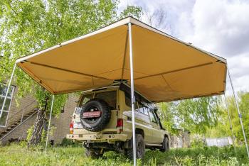33 649 р. Маркиза автомобильная РИФ комбинированная (прямоугольная с веерной частью) 2,5х2,5 м (правая) РИФ rifavf072525602  с доставкой в г. Чебоксары. Увеличить фотографию 4