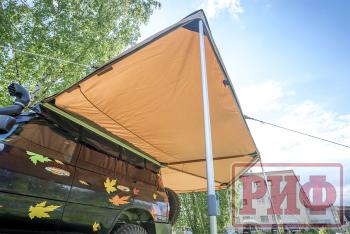 25 999 р. Маркиза автомобильная РИФ комбинированная (прямоугольная с веерной частью) 2,5х2,0 м (левая) РИФ rifavf072020601  с доставкой в г. Чебоксары. Увеличить фотографию 10