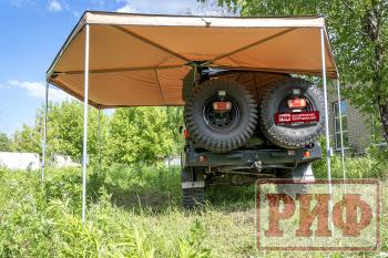 25 999 р. Маркиза автомобильная РИФ комбинированная (прямоугольная с веерной частью) 2,5х2,0 м (левая) РИФ rifavf072020601  с доставкой в г. Чебоксары. Увеличить фотографию 7