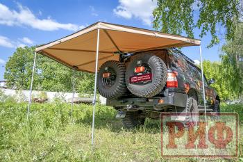 25 999 р. Маркиза автомобильная РИФ комбинированная (прямоугольная с веерной частью) 2,5х2,0 м (левая) РИФ rifavf072020601  с доставкой в г. Чебоксары. Увеличить фотографию 15