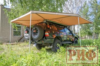 26 999 р. Маркиза автомобильная РИФ комбинированная (прямоугольная с веерной частью) 2,5х2,0 м (правая) РИФ rifavf072020602  с доставкой в г. Чебоксары. Увеличить фотографию 20