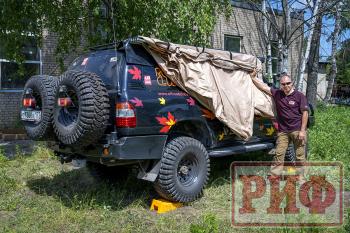38 089 р. Маркиза автомобильная РИФ комбинированная (прямоугольная с веерной частью) 2.5х3.0 м (правая) РИФ rifavf073030602  с доставкой в г. Чебоксары. Увеличить фотографию 15