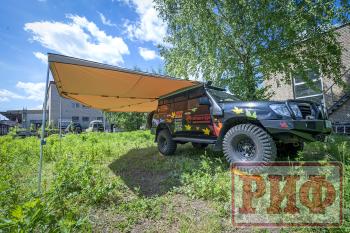 38 089 р. Маркиза автомобильная РИФ комбинированная (прямоугольная с веерной частью) 2.5х3.0 м (правая) РИФ rifavf073030602  с доставкой в г. Чебоксары. Увеличить фотографию 12
