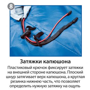 3 999 р. Мешок спальный BTrace Broad (Правый,СерыйСиний), (ТК: 0C) BTrace s0568  с доставкой в г. Чебоксары. Увеличить фотографию 12