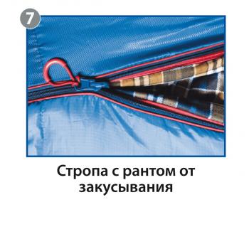 3 999 р. Мешок спальный BTrace Broad (Правый,СерыйСиний), (ТК: 0C) BTrace s0568  с доставкой в г. Чебоксары. Увеличить фотографию 11