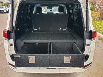 34 999 р. Органайзер в багажник "Премиум" для Toyota Land Cruiser 300 (5-ти местн. комплектации) РФ тлк300прем5  с доставкой в г. Чебоксары. Увеличить фотографию 7