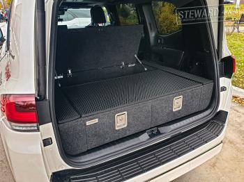 34 999 р. Органайзер в багажник "Премиум" для Toyota Land Cruiser 300 (5-ти местн. комплектации) РФ тлк300прем5  с доставкой в г. Чебоксары. Увеличить фотографию 5