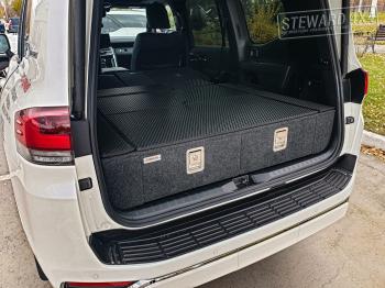 34 999 р. Органайзер в багажник "Премиум" для Toyota Land Cruiser 300 (5-ти местн. комплектации) РФ тлк300прем5  с доставкой в г. Чебоксары. Увеличить фотографию 3