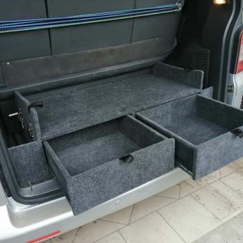 Органайзер в багажник "Экспедиция" для Volkswagen MultivanCaravelle (T5) РФ org-volks-eksp