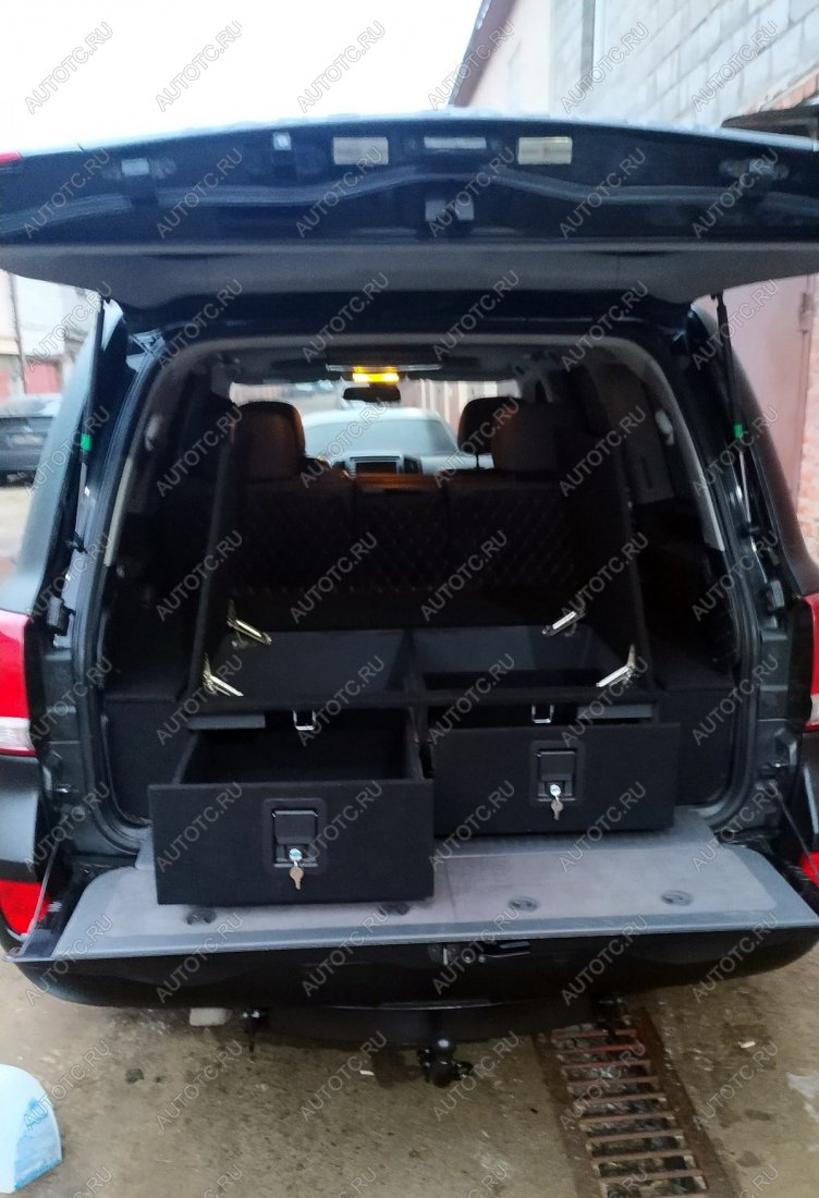 34 999 р. Органайзер в багажник для Toyota Land Cruiser 200 (2 выдвижных ящика с замками, спальник) РФ 200-004  с доставкой в г. Чебоксары
