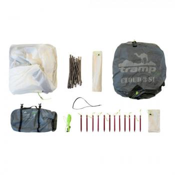 24 059 р. Палатка Tramp Cloud 3 Si (dark green) TRAMP trt-094  с доставкой в г. Чебоксары. Увеличить фотографию 6