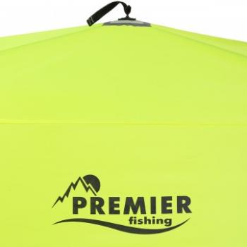 10 199 р. Палатка зимняя PREMIER Куб 1,5х1,5 желтый люминисцентныйсерый PREMIER pr-isc-150ylg  с доставкой в г. Чебоксары. Увеличить фотографию 12
