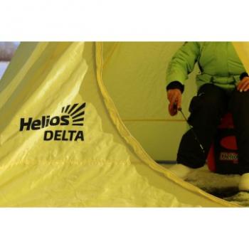 6 949 р. Палатка зимняя двускатная HELIOS DELTA YELLOW, утепленная HELIOS hs-isd-y  с доставкой в г. Чебоксары. Увеличить фотографию 16