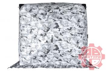 12 649 р. Палатка зимняя Улов КУБ утепленная., пиксель-зима 200*200*210см. PREMIER 2001  с доставкой в г. Чебоксары. Увеличить фотографию 3