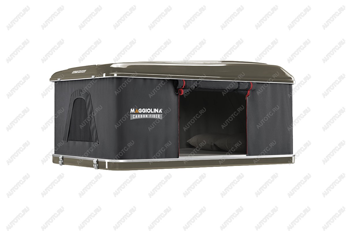 596 529 р. Палатка на крышу автомобиля AUTOHOME MAGGIOLINA CARBON FIBER SMALL, тент серый, лестница 215 мм AUTOHOME Zifer Italia S.r.l mcf-01  с доставкой в г. Чебоксары