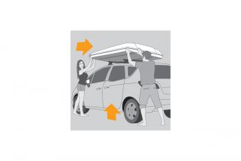 596 529 р. Палатка на крышу автомобиля AUTOHOME MAGGIOLINA CARBON FIBER SMALL, тент серый, лестница 215 мм AUTOHOME Zifer Italia S.r.l mcf-01  с доставкой в г. Чебоксары. Увеличить фотографию 27