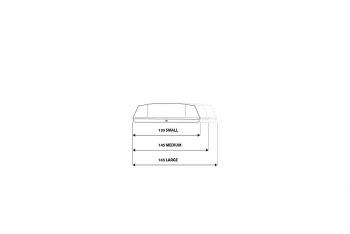 397 199 р. Палатка на крышу автомобиля AUTOHOME MAGGIOLINA GRAND TOUR SMALL 360 BLACK STORM, чёрный тент, лестница 215 мм AUTOHOME Zifer Italia S.r.l m360bs-15  с доставкой в г. Чебоксары. Увеличить фотографию 16