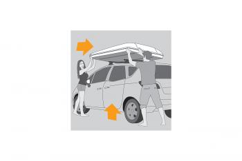 397 199 р. Палатка на крышу автомобиля AUTOHOME MAGGIOLINA GRAND TOUR SMALL 360 BLACK STORM, чёрный тент, лестница 215 мм AUTOHOME Zifer Italia S.r.l m360bs-15  с доставкой в г. Чебоксары. Увеличить фотографию 27