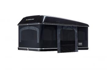 397 199 р. Палатка на крышу автомобиля AUTOHOME MAGGIOLINA GRAND TOUR SMALL 360 BLACK STORM, чёрный тент, лестница 215 мм AUTOHOME Zifer Italia S.r.l m360bs-15  с доставкой в г. Чебоксары. Увеличить фотографию 4