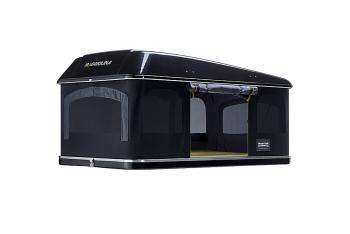 Палатка на крышу автомобиля AUTOHOME MAGGIOLINA GRAND TOUR SMALL 360 BLACK STORM, чёрный тент, лестница 215 мм AUTOHOME Zifer Italia S.r.l m360bs-15